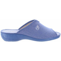 Zapatos Mujer Pantuflas Cabrera Zapatilla casa -5350 para mujer color azul 19