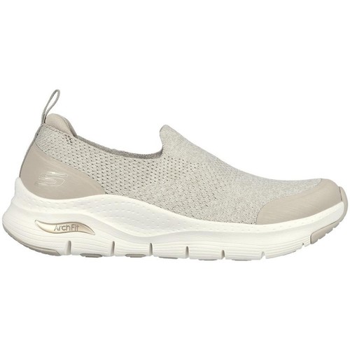 Zapatos Mujer Deportivas Moda Skechers DEPORTIVA  ARCH FIT QUICK START TAUPE Marrón