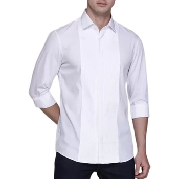 textil Hombre Camisas manga larga Calvin Klein Jeans K10K110583 Blanco
