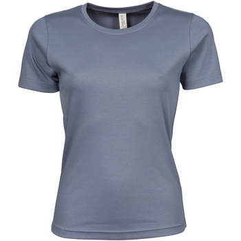 textil Mujer Camisetas manga corta Tee Jays Interlock Azul