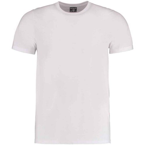 textil Hombre Camisetas manga larga Kustom Kit K504 Blanco