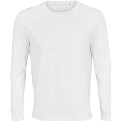 textil Camisetas manga larga Sols Pioneer Blanco