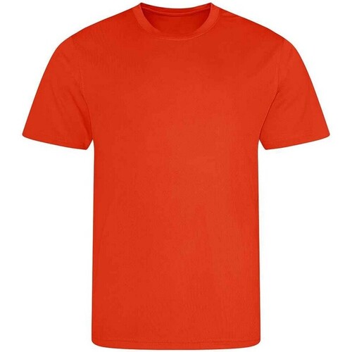 textil Hombre Camisetas manga larga Awdis Cool JC001 Naranja