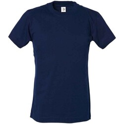 textil Niños Tops y Camisetas Tee Jays Power Azul