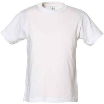 textil Niños Camisetas manga larga Tee Jays  Blanco