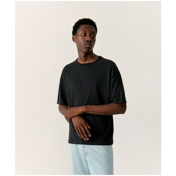 textil Hombre Camisetas manga corta American Vintage Ylitown Tshirt Noir Negro
