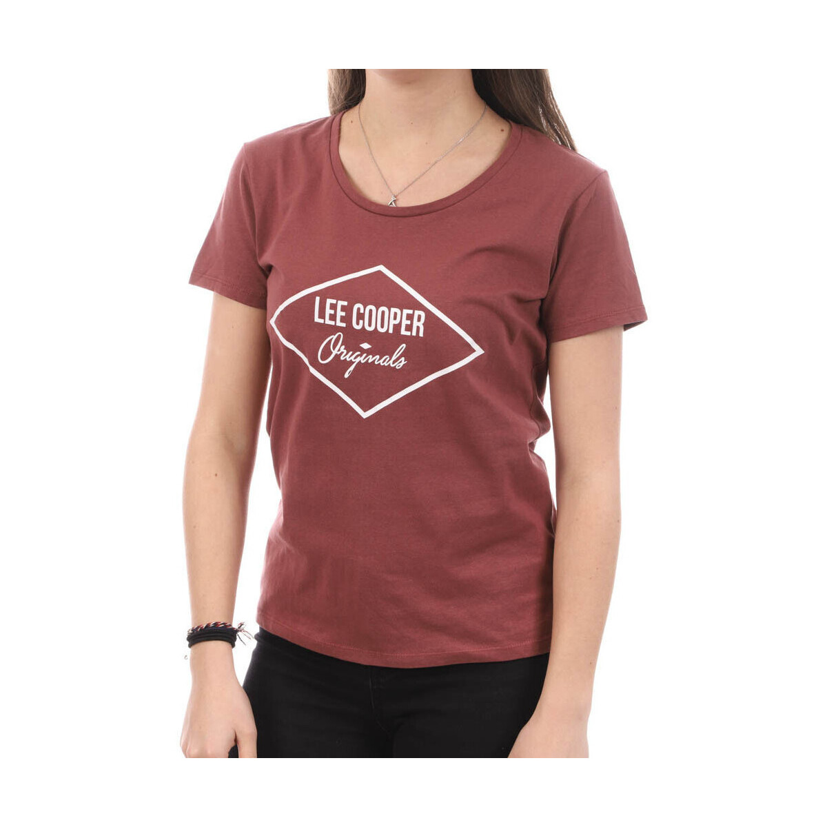 textil Mujer Tops y Camisetas Lee Cooper  Rojo