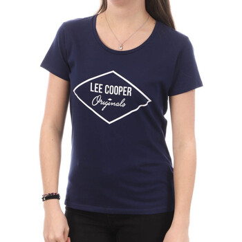 textil Mujer Camisetas manga corta Lee Cooper  Azul