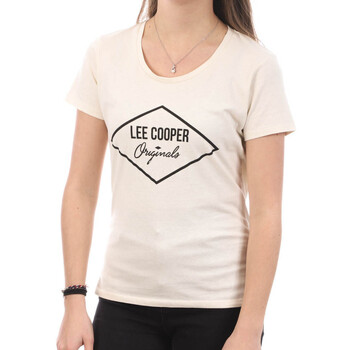 textil Mujer Camisetas manga corta Lee Cooper  Blanco