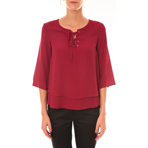 textil Mujer Tops / Blusas Dress Code Blouse 1652 bordeaux Rojo