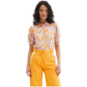 textil Mujer Tops / Blusas Compania Fantastica COMPAÑIA FANTÁSTICA Shirt Camisa 12003 - Macedonia Print Naranja