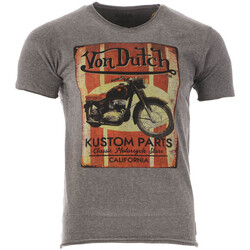 textil Hombre Tops y Camisetas Von Dutch  Gris