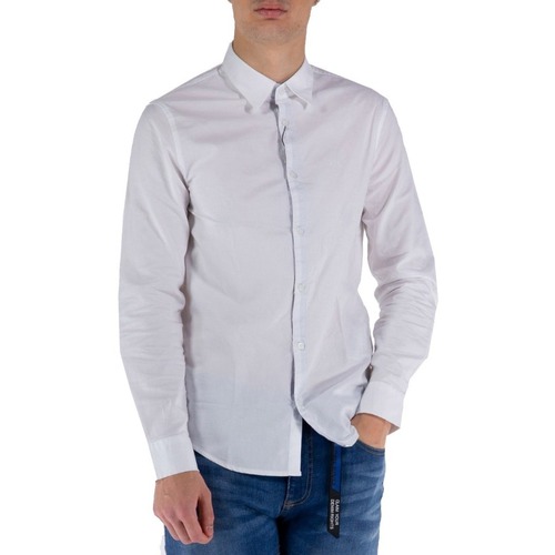 textil Hombre Camisas manga larga EAX 8NZCGBZ8ANZ Blanco
