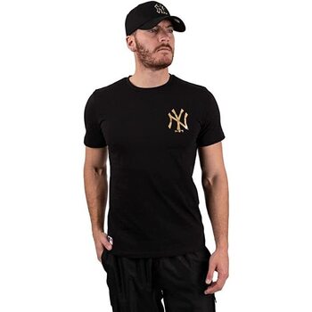 textil Hombre Camisetas manga corta New-Era CAMISETA MLB NY YANKEES  HOMBRE Negro
