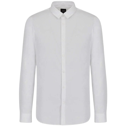 textil Hombre Camisas manga larga EAX 8NZC49ZNYXZ Blanco