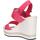 Zapatos Mujer Sandalias Calvin Klein Jeans YW0YW00959 WEDGE SANDAL WEBBING Rojo
