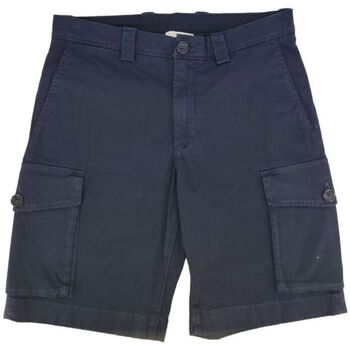 Woolrich Pantalones cortos Classic Cargo Hombre Melton Blue Azul