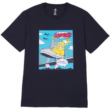 textil Hombre Camisetas manga corta Converse 10025060-A02 Negro