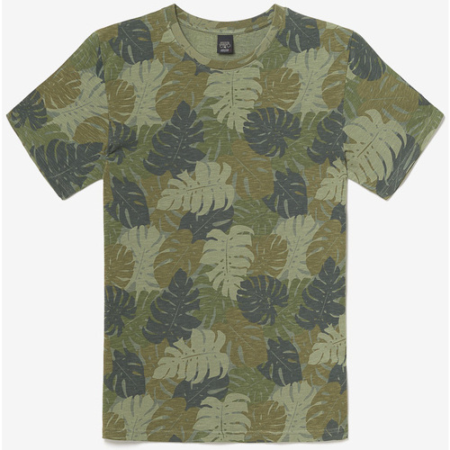 textil Hombre Tops y Camisetas Le Temps des Cerises Camiseta JUNG Verde
