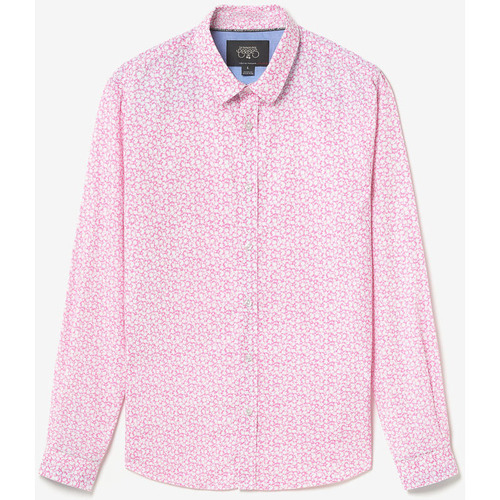 textil Hombre Camisas manga larga Le Temps des Cerises Camisa BROTEL Rosa