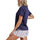 textil Mujer Pijama Admas Pantalones cortos de pijama camiseta Cute Teddy Azul
