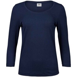 textil Mujer Camisetas manga larga Tee Jays PC5238 Azul