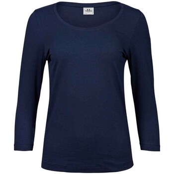 textil Mujer Camisetas manga larga Tee Jays  Azul