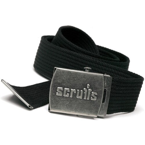 Accesorios textil Hombre Cinturones Scruffs SH080 Negro