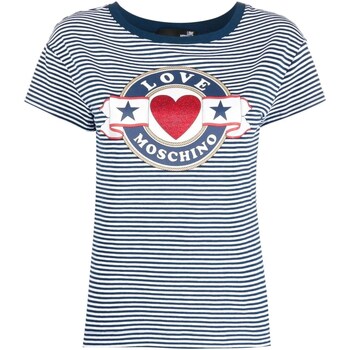 textil Mujer Camisetas manga corta Love Moschino W4F303NE2426 Blanco
