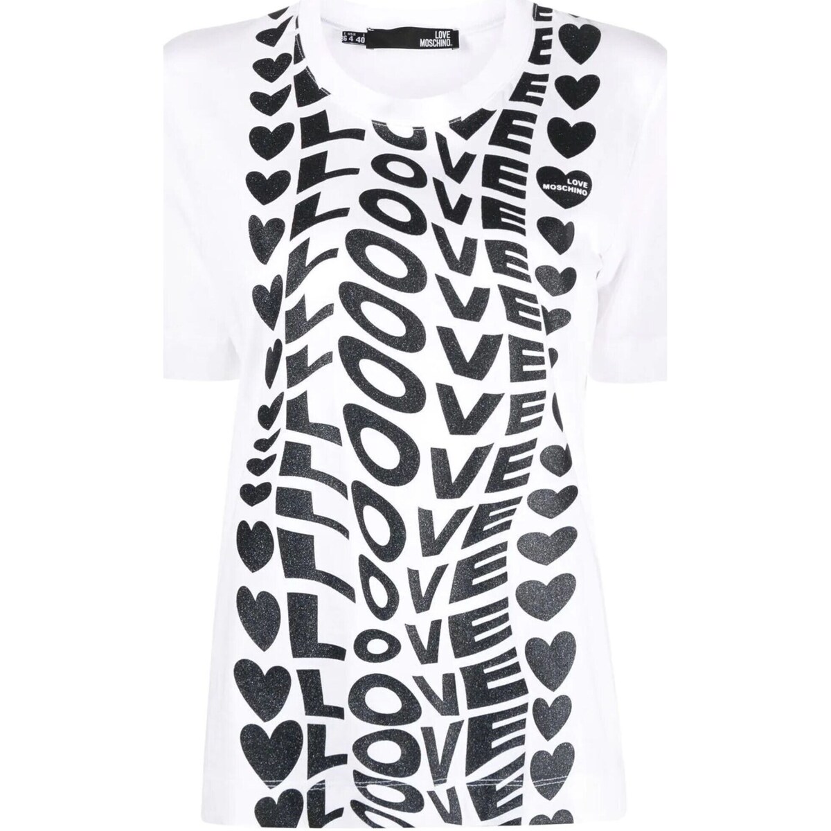 textil Mujer Camisetas manga corta Love Moschino W4F154HM3876 Blanco