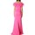 textil Mujer Vestidos largos Impero Couture KD2107 Rosa