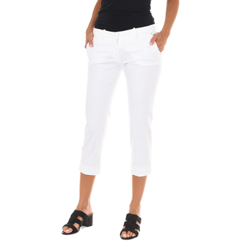 textil Mujer Pantalones Met 70DBF0508-O025-0001 Blanco