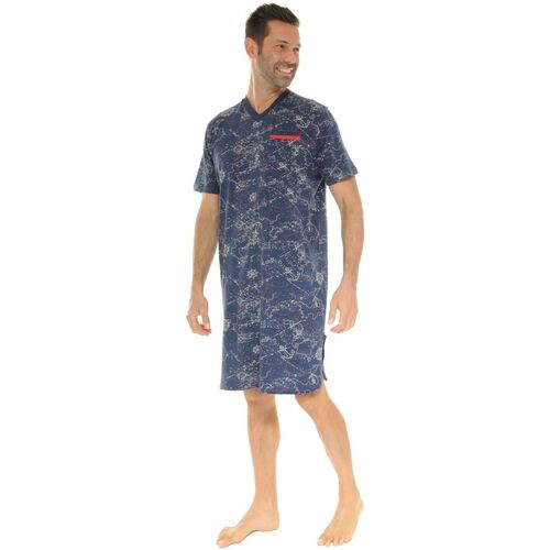 textil Hombre Pijama Christian Cane WHALE Azul