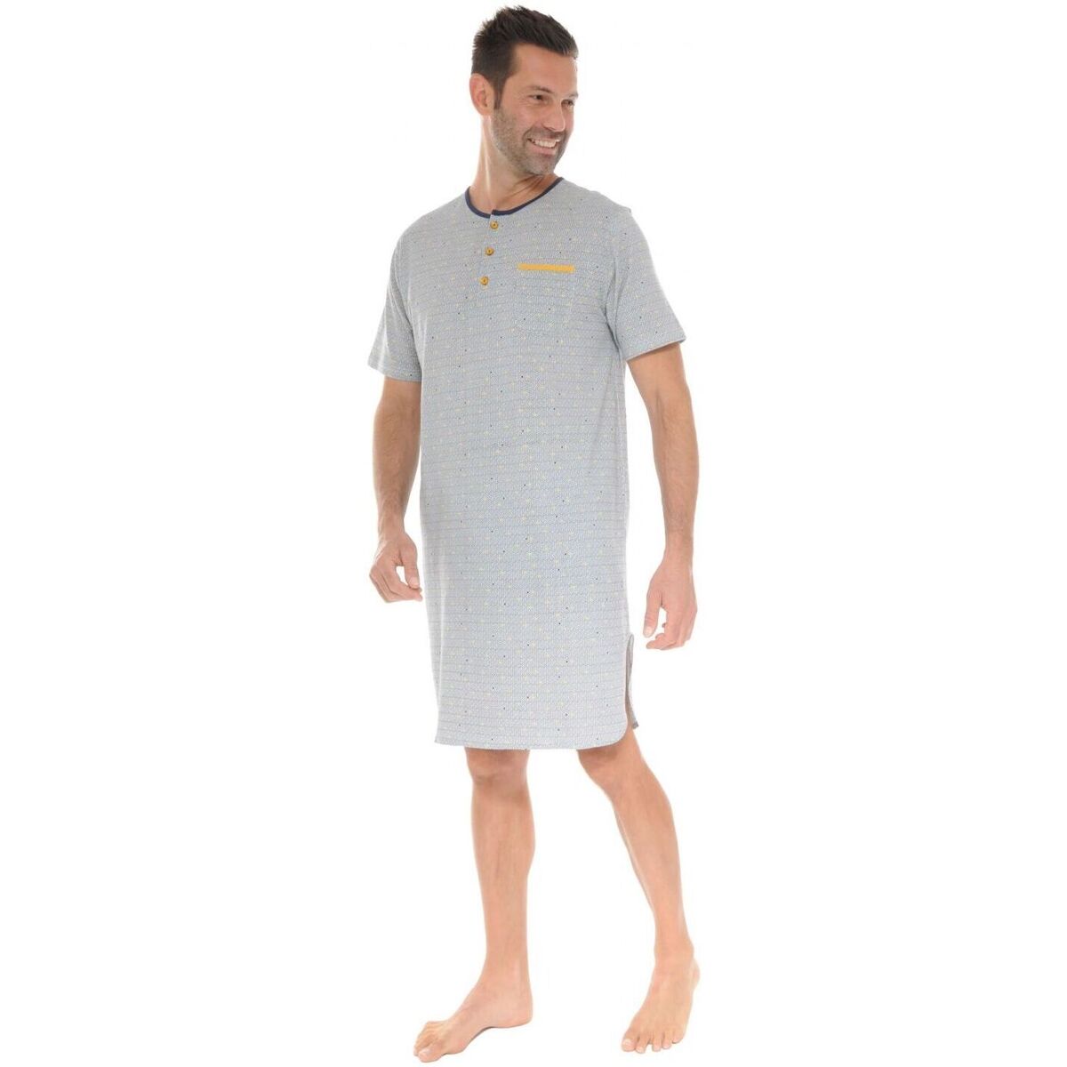 textil Hombre Pijama Christian Cane WOODY Azul