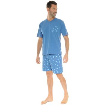 textil Hombre Pijama Christian Cane WINSTON Azul