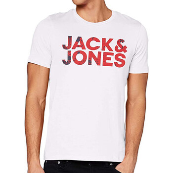 textil Hombre Tops y Camisetas Jack & Jones  Blanco