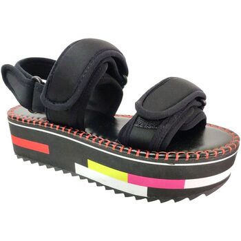 Zapatos Mujer Sandalias Desigual Rainbow color Negro