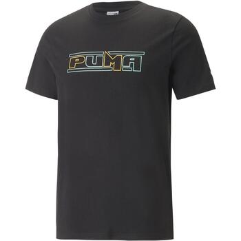textil Hombre Camisetas sin mangas Puma SWxP Graphic Tee Negro