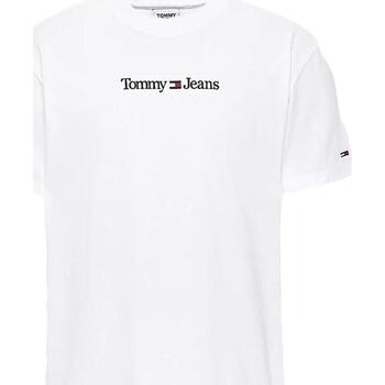 textil Hombre Camisetas manga corta Tommy Jeans DM0DM14984YBR Blanco