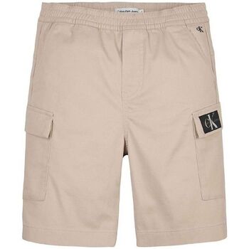 textil Niño Shorts / Bermudas Calvin Klein Jeans IB0IB01608 CARGO SHORTS-ACI BEIGE Beige