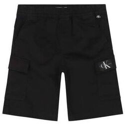 textil Niño Shorts / Bermudas Calvin Klein Jeans IB0IB01608 CARGO SHORTS-BEH BLACK Negro