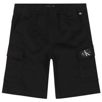 textil Niño Shorts / Bermudas Calvin Klein Jeans IB0IB01608 CARGO SHORTS-BEH BLACK Negro