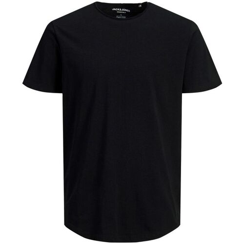 textil Hombre Tops y Camisetas Jack & Jones 12182498 BASHER-BLACK Negro