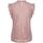 textil Mujer Camisetas sin mangas Pieces 17120454 OLLINE-WOODROSE Rosa