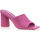 Zapatos Mujer Zuecos (Mules) Vinyl Shoes Zuecos Mujer Rosa Rosa