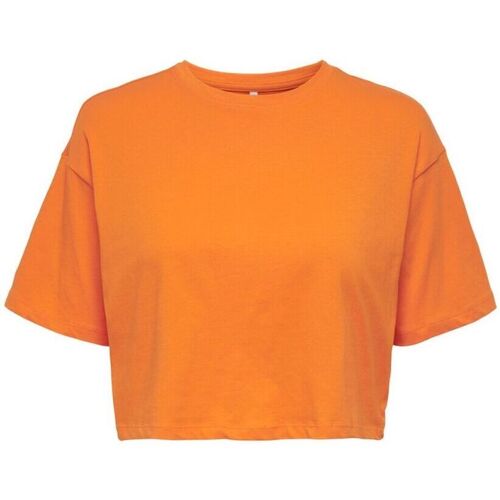 textil Mujer Tops y Camisetas Only 15252473 MAY-ORANGE PEEL Naranja