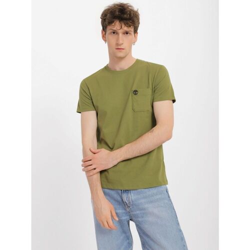textil Hombre Tops y Camisetas Timberland TB0A2CQYV46 PCKET T-MAYFLY Verde