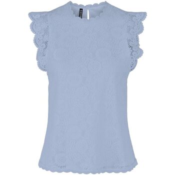 textil Mujer Camisetas sin mangas Pieces 17120454 OLLINE-KENTUCKY BLUE Azul