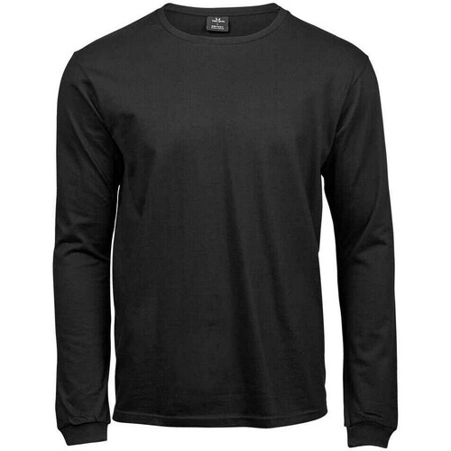 textil Hombre Camisetas manga larga Tee Jays PC5242 Negro