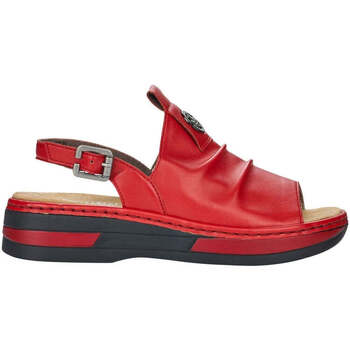 Zapatos Mujer Sandalias de deporte Rieker  Rojo